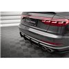 Maxton - Street Pro Central Diffuseur Arriere Audi S8 D5 Noir-Rouge