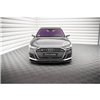 Maxton - Lame Du Pare-Chocs Avant V.1 Audi S8 / A8 S-Line D5 Noir Brillant