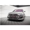 Maxton - Lame Du Pare-Chocs Avant V.1 Audi S8 / A8 S-Line D5 Noir Brillant