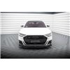 Maxton - Lame Du Pare-Chocs Avant V.1 Audi S8 / A8 S-Line D5 Noir Brillant