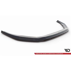 Maxton - Lame Du Pare-Chocs Avant V.1 Audi S8 / A8 S-Line D5 Noir Brillant