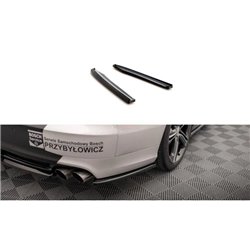 Maxton - Lames De Pare-Chocs Arrière Latérales Audi S8 D4 Noir Brillant