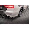 Maxton - Lames De Pare-Chocs Arrière Latérales Audi S8 D4 Noir Brillant