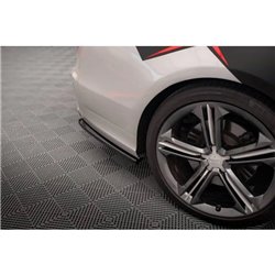 Maxton - Lames De Pare-Chocs Arrière Latérales Audi S8 D4 Noir Brillant