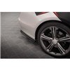 Maxton - Lames De Pare-Chocs Arrière Latérales Audi S8 D4 Noir Brillant