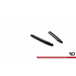 Maxton - Lames De Pare-Chocs Arrière Latérales Audi S8 D4 Noir Brillant