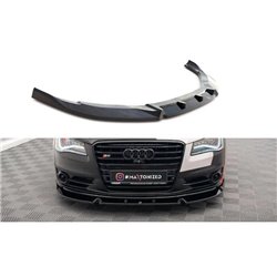 Maxton - Lame Du Pare-Chocs Avant V.2 Audi S8 D4 Noir Brillant
