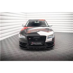 Maxton - Lame Du Pare-Chocs Avant V.2 Audi S8 D4 Noir Brillant