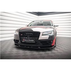 Maxton - Lame Du Pare-Chocs Avant V.2 Audi S8 D4 Noir Brillant