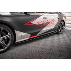 Maxton - Rajouts Des Bas De Caisse V.2 Audi S8 D4 Noir Brillant