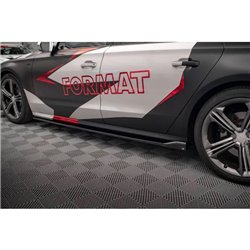 Maxton - Rajouts Des Bas De Caisse V.2 Audi S8 D4 Noir Brillant