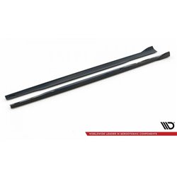 Maxton - Rajouts Des Bas De Caisse V.2 Audi S8 D4 Noir Brillant