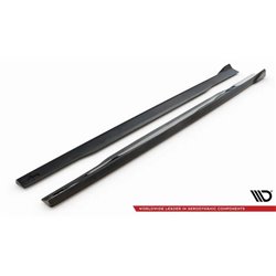 Maxton - Rajouts Des Bas De Caisse V.2 Audi S8 D4 Noir Brillant
