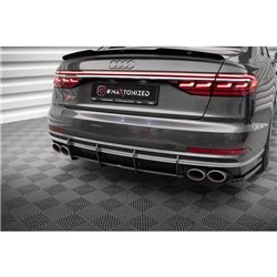 Maxton - Street Pro Central Diffuseur Arriere Audi S8 D5 Rouge