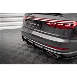 Maxton - Street Pro Central Diffuseur Arriere Audi S8 D5 Rouge
