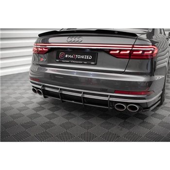 Maxton - Street Pro Central Diffuseur Arriere Audi S8 D5 Noir