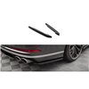 Maxton - Lames De Pare-Chocs Arrière Latérales Audi S8 D5 Noir Brillant