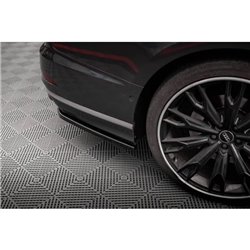 Maxton - Lames De Pare-Chocs Arrière Latérales Audi S8 D5 Noir Brillant