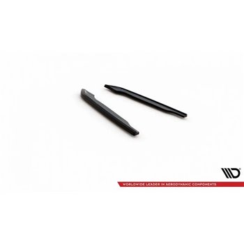 Maxton - Lames De Pare-Chocs Arrière Latérales Audi S8 D5 Noir Brillant