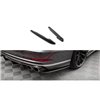 Maxton - Lames De Pare-Chocs Arrière Latérales V.2 Audi S8 D5 Noir Brillant
