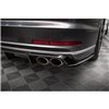 Maxton - Lames De Pare-Chocs Arrière Latérales V.2 Audi S8 D5 Noir Brillant