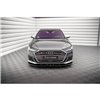 Maxton - Lame Du Pare-Chocs Avant V.2 Audi S8 / A8 S-Line D5 Noir Brillant