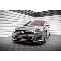 Maxton - Lame Du Pare-Chocs Avant V.2 Audi S8 / A8 S-Line D5 Noir Brillant