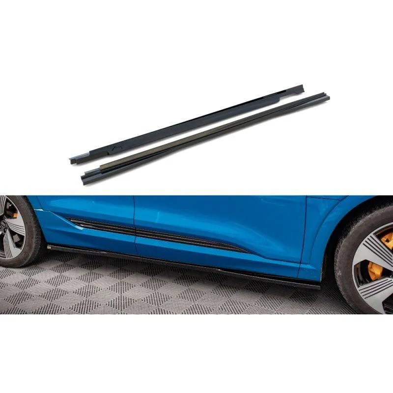 Maxton - Rajouts Des Bas De Caisse Audi e-tron Noir Brillant