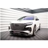 Maxton - Lame Du Pare-Chocs Avant V.1 Audi Q4 e-tron Sportback S-line Mk1 Noir Brillant