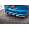 Maxton - Arriere Lame (avec une barre verticale) Audi e-tron Noir Brillant