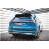 Maxton - Arriere Lame (avec une barre verticale) Audi e-tron Noir Brillant