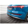 Maxton - Arriere Lame (avec une barre verticale) Audi e-tron Noir Brillant
