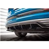 Maxton - Arriere Lame (avec une barre verticale) Audi e-tron Noir Brillant