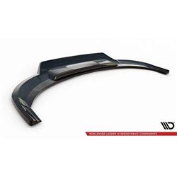 Maxton - Arriere Lame (avec une barre verticale) Audi e-tron Noir Brillant