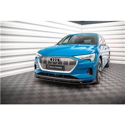 Maxton - Lame Du Pare-Chocs Avant V.2 Audi e-tron Noir Brillant