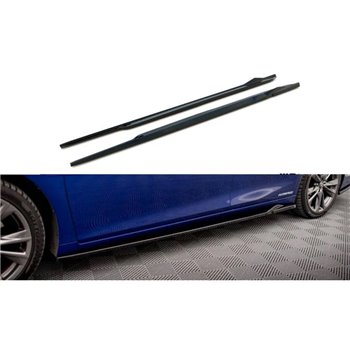 Maxton - Rajouts Des Bas De Caisse Lexus ES F Sport Mk7 Noir Brillant