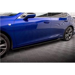 Maxton - Rajouts Des Bas De Caisse Lexus ES F Sport Mk7 Noir Brillant