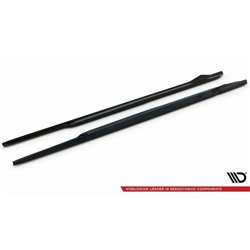 Maxton - Rajouts Des Bas De Caisse Lexus ES F Sport Mk7 Noir Brillant