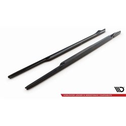 Maxton - Rajouts Des Bas De Caisse Lexus ES F Sport Mk7 Noir Brillant