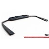 Maxton - Arriere Lame (avec une barre verticale) Mercedes-Benz C AMG-Line W205 Facelift Noir Brillant