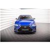 Maxton - Lame Du Pare-Chocs Avant V.1 Lexus ES F Sport Mk7 Noir Brillant