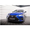 Maxton - Lame Du Pare-Chocs Avant V.1 Lexus ES F Sport Mk7 Noir Brillant