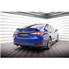 Maxton - Arriere Lame (avec une barre verticale) Lexus ES F Sport Mk7 Noir Brillant