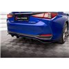 Maxton - Arriere Lame (avec une barre verticale) Lexus ES F Sport Mk7 Noir Brillant