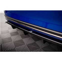 Maxton - Arriere Lame (avec une barre verticale) Lexus ES F Sport Mk7 Noir Brillant