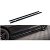 Maxton - Rajouts Des Bas De Caisse Mercedes-Benz C43 / C AMG-Line Sedan / Estate W205 / S205 Facelift Noir Brillant