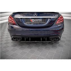 Maxton - Street Pro Central Diffuseur Arriere Mercedes-AMG C 43 Sedan W205 Facelift Noir