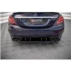 Maxton - Street Pro Central Diffuseur Arriere Mercedes-AMG C 43 Sedan W205 Facelift Noir
