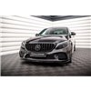 Maxton - Lame Du Pare-Chocs Avant V.1 Mercedes-Benz C AMG Line Sedan / Coupe / Estate W205 / C205 / S205 Facelift Noir Brillant