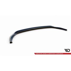 Maxton - Lame Du Pare-Chocs Avant V.1 Mercedes-Benz C AMG Line Sedan / Coupe / Estate W205 / C205 / S205 Facelift Noir Brillant